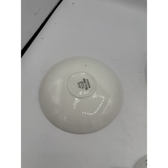 Set Of 2 Blue Nordic Blue Onion Johnson Brothers Ironstone Coffee Cup And Saucer - Picture 5 of 13